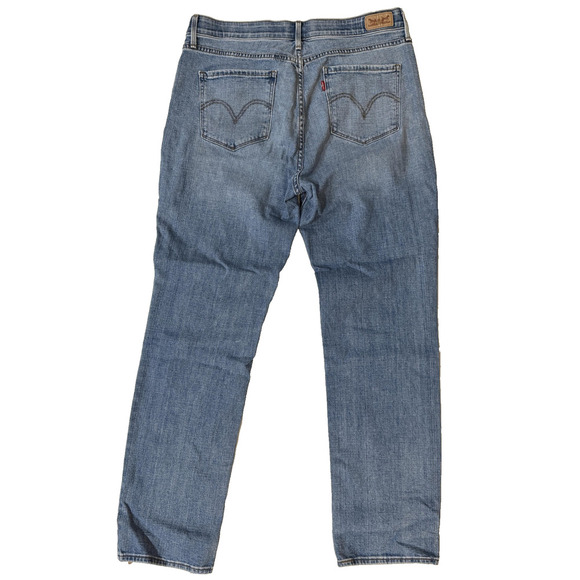 Levi's 525 Jeans Womens 32x32 Perfect Waist Straight Light Blue Wash Denim Y2K - Picture 6 of 6